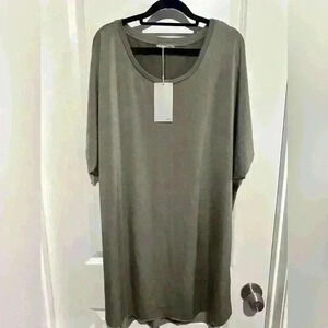 NWT Zara Green Oversized Shift Dress